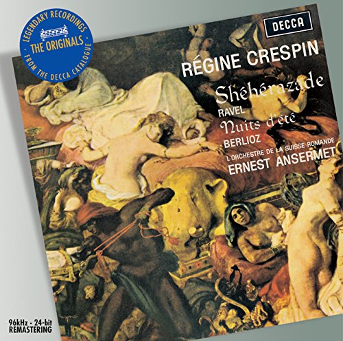 CD cover featuring classical art and text for Crespin Ansermet’s recordings.