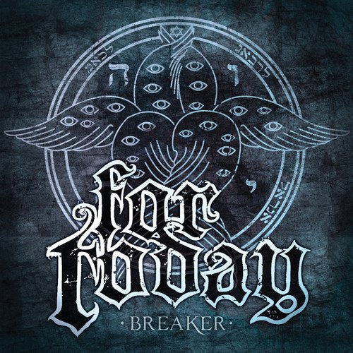Album cover for “Breaker” by For Today, featuring eyes and ornate designs.