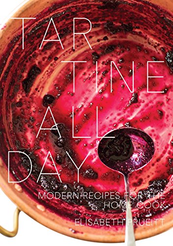 Cookbook cover with a vibrant, swirling image of red berry jam and a spoon.