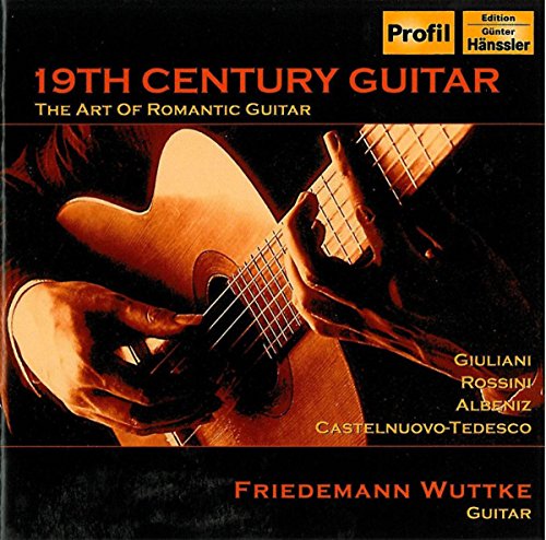 CD cover: hands playing a classical guitar, text "19th Century Guitar.
