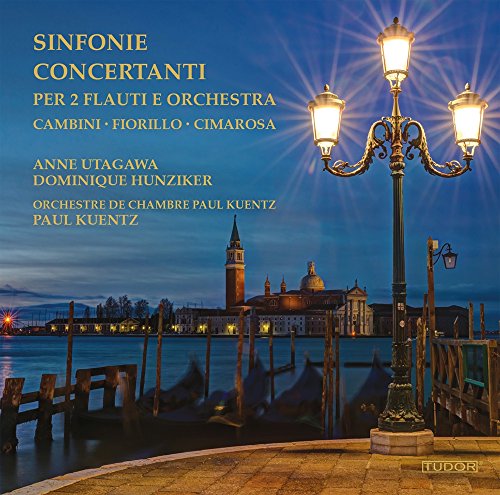 CD cover with Venetian canal scene, streetlamp, and composers’ names.