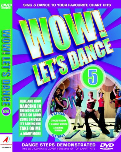 DVD cover for “Wow! Let’s Dance - Vol. 5” featuring dancing figures.