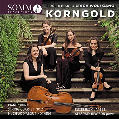 CD cover featuring the Eusebius Quartet and pianist Alastair Beatson.