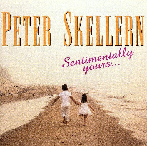 CD cover: Peter Skellern’s “Sentimentally Yours” with children on a beach.