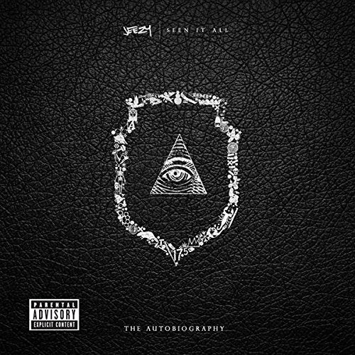Jeezy's "Seen It All" CD cover: black textured background with a white emblem.