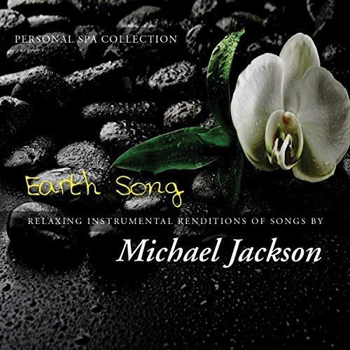 CD cover for "Earth Song" by Judson Mancebo, with orchid and stones.
