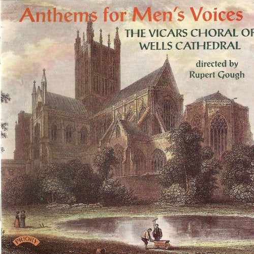 CD cover featuring Wells Cathedral illustration and choral group title.