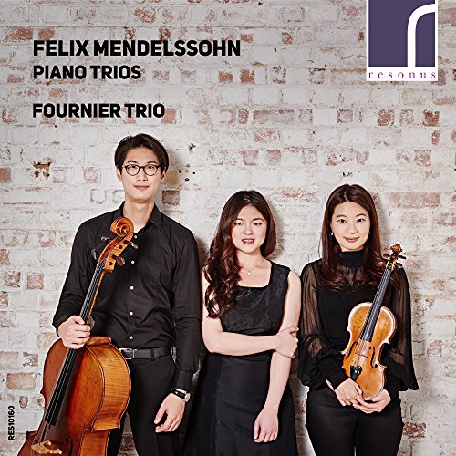 CD cover featuring the Fournier Trio, three musicians with instruments.