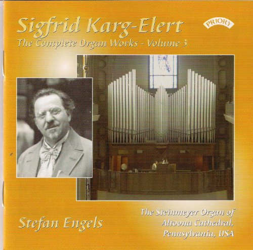 CD cover featuring a portrait of Stefan Engels and an organ interior.