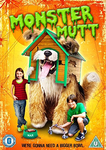 DVD cover for "Monster Mutt" featuring a large dog and two children.