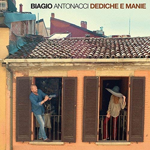 CD cover for Biagio Antonacci’s “Dediche E M” featuring a rooftop scene.