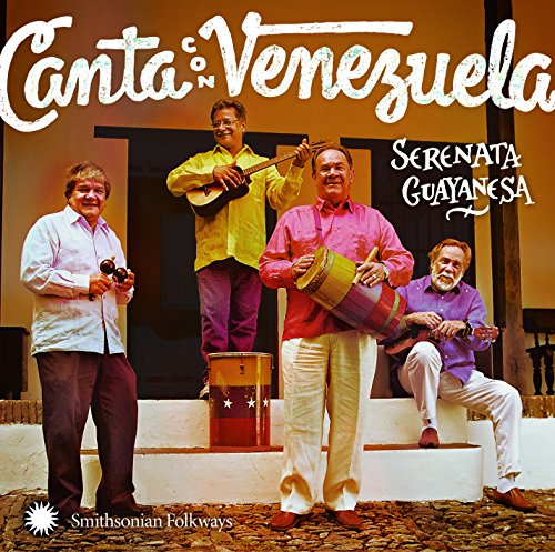 CD cover featuring four musicians playing traditional Venezuelan instruments.