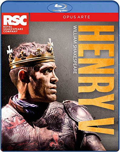 Henry V Blu-ray cover featuring a crowned man in armor, side profile.