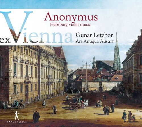 CD cover: historic Vienna street scene with text "Vienna" and "Anonymus".