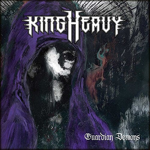 CD cover: hooded figure in purple, with "King Heavy" and "Guardian Demons" text.