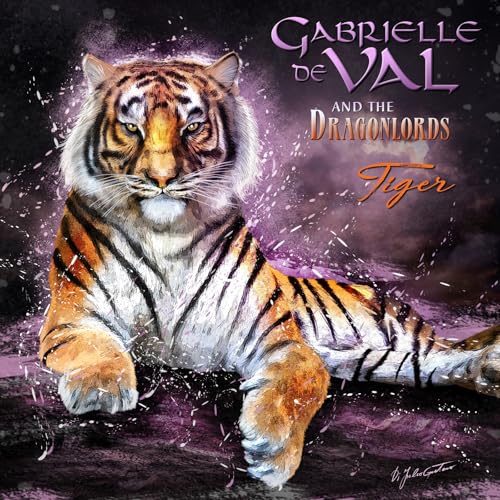 CD cover featuring a painted portrait of a majestic tiger.