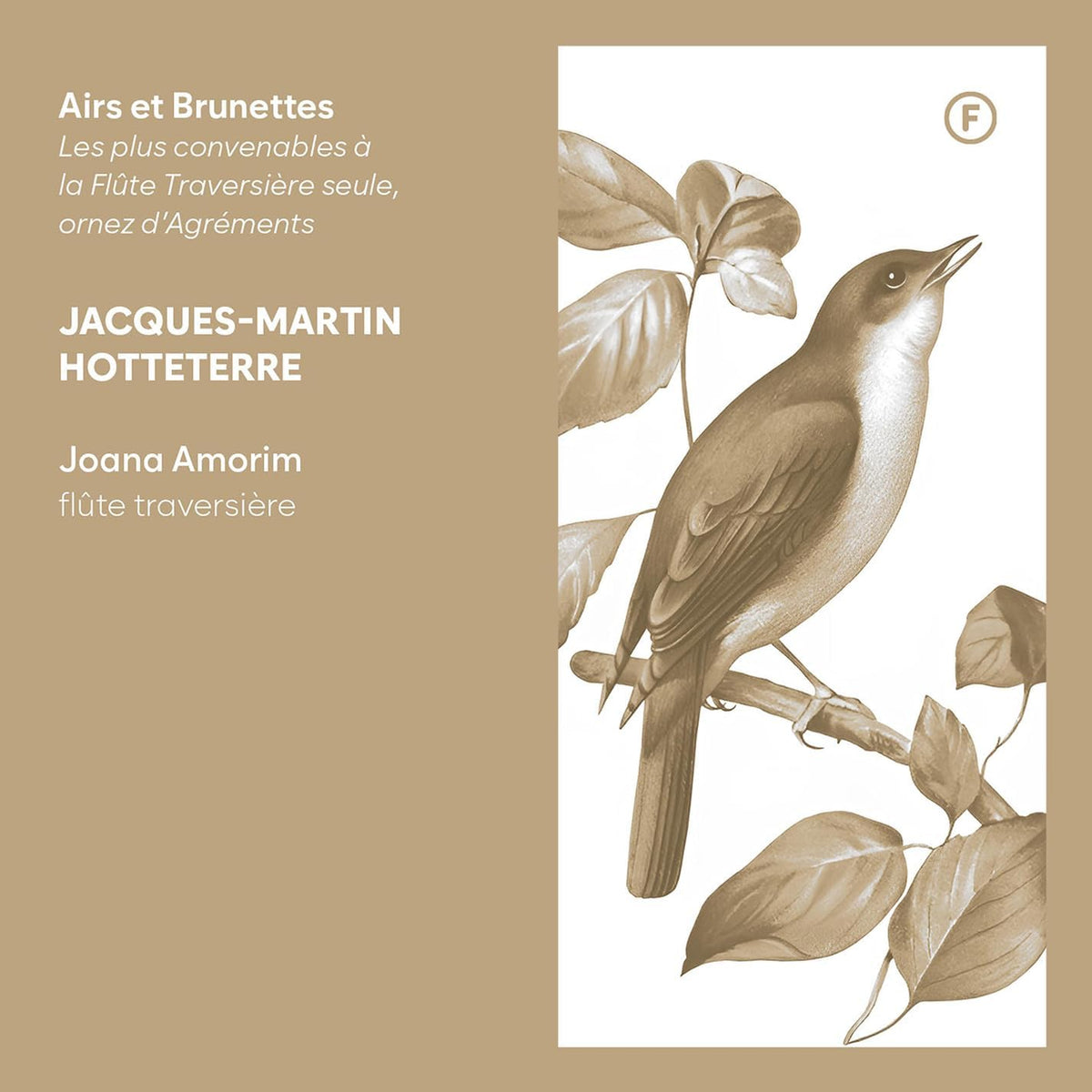 CD cover with illustration of a small bird perched on a branch.