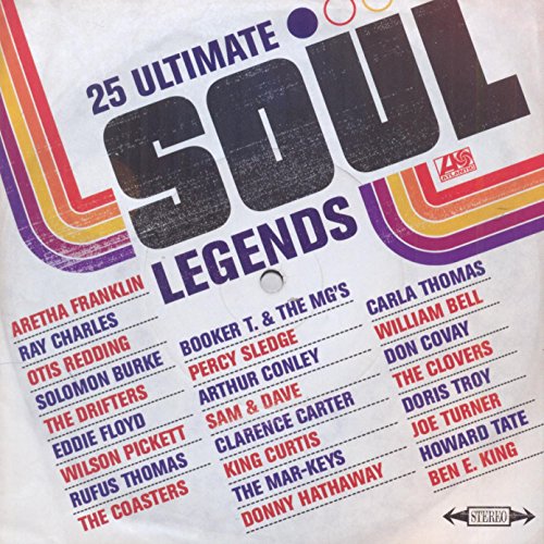 CD cover for “25 Ultimate Soul Legends” featuring artist names.