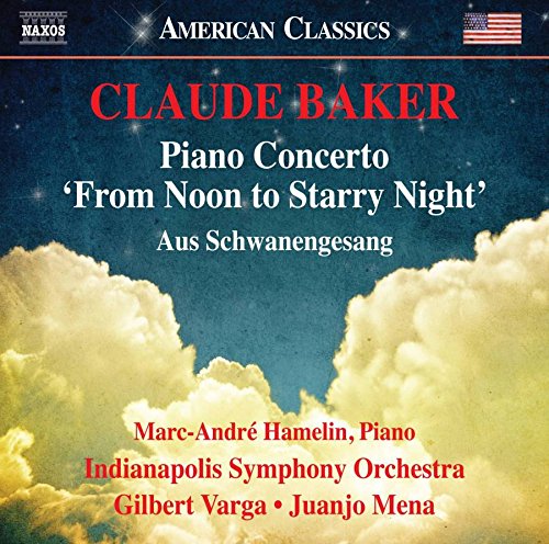 CD cover for Claude Baker’s Piano Concerto ‘From Noon to Starry Night’.