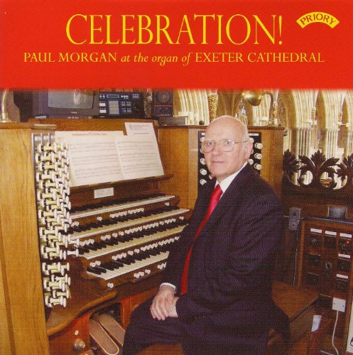 CD cover featuring organist Paul Morgan at Exeter Cathedral organ.