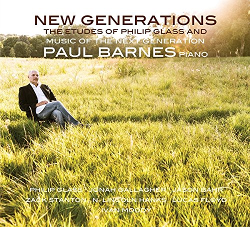 CD cover: Paul Barnes seated in a field of golden grass.