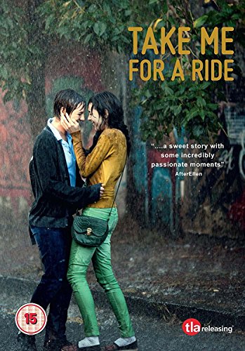 DVD cover for "Take Me For A Ride" featuring a couple in the rain.