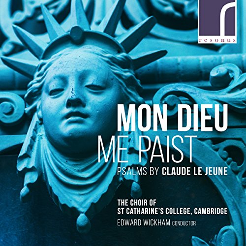 CD cover featuring a stone angel and text: "Mon Dieu Me Paist".