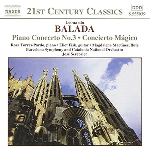 CD cover for "Baladaconcierto Magico" featuring Sagrada Familia cathedral.