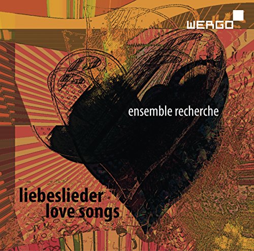 CD cover: abstract art with black heart shape and text “ensemble recherche”.