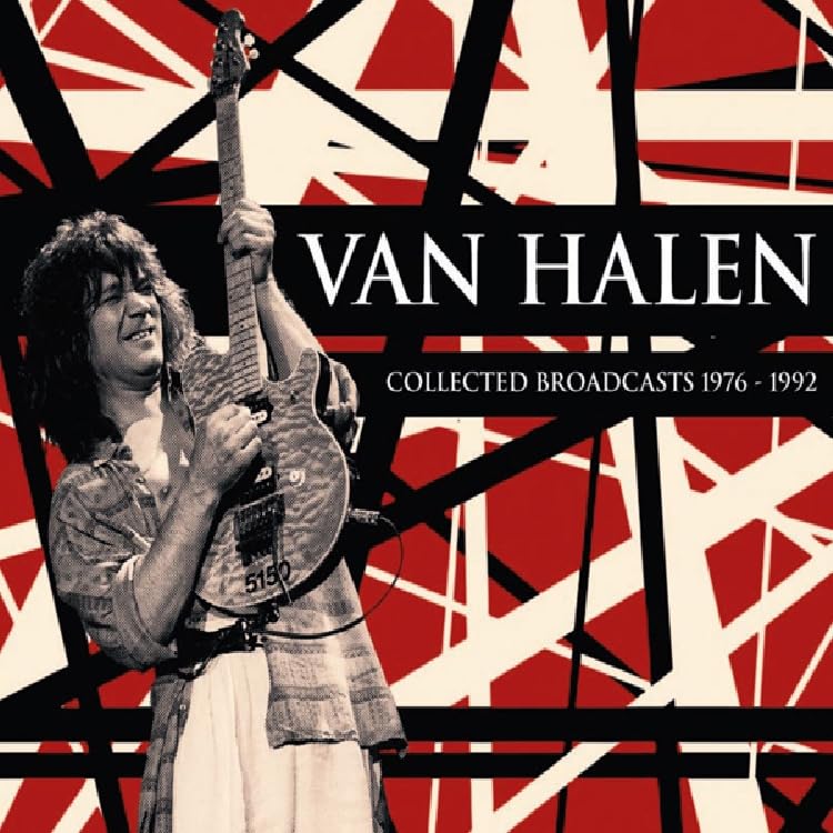 Van Halen album cover featuring Eddie Van Halen playing guitar.