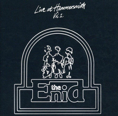 CD cover for “Enid - Live At Hammersmith Vol 1” with sketched figures.