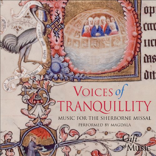 CD cover featuring illuminated manuscript detail and figures in blue robes.