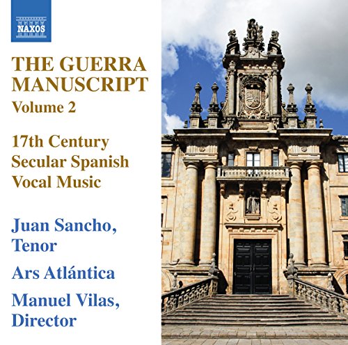 CD cover featuring a baroque building and text about Spanish vocal music.