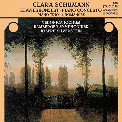 CD cover for Clara Schumann’s Piano Concerto with landscape painting.