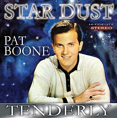 CD cover featuring Pat Boone’s portrait against a starry blue background.