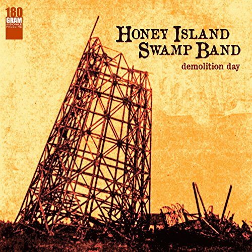 Album cover for Honey Island Swamp Band’s “Demolition Day” featuring a tower.