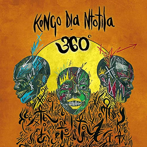 CD cover art: three colorful, painted faces on an orange background.
