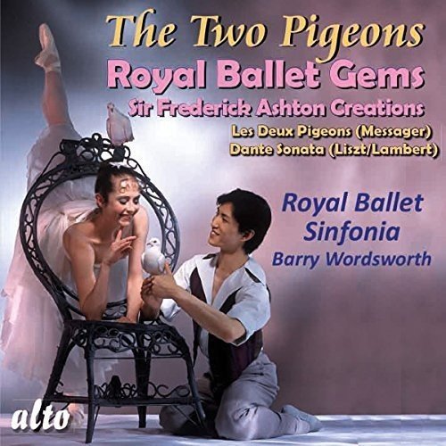 CD cover featuring ballet dancers and white doves, titled "The Two Pigeons.