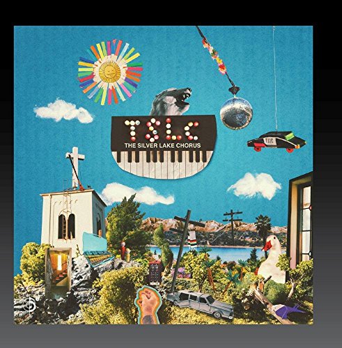 Collage album cover for The Silver Lake Chorus featuring surreal landscape elements.