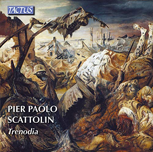 CD cover: dark, dramatic painting of figures in a desolate landscape.