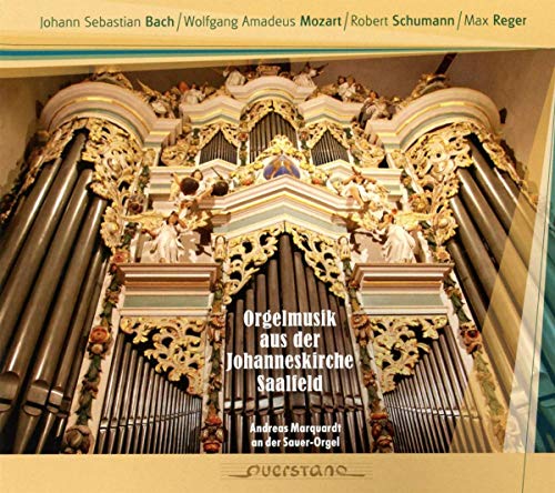 CD cover featuring an ornate, golden church organ interior.