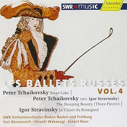 CD cover for “Les Ballets Russes, Vol. 4” featuring a costumed figure.