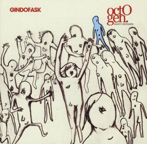 CD cover with a chaotic, hand-drawn illustration of many figures.