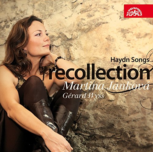 CD cover featuring portrait of singer Martina Jankova, titled “Recollections.”
