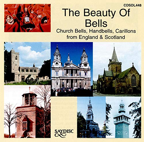 CD cover featuring church and bell tower images from England & Scotland.