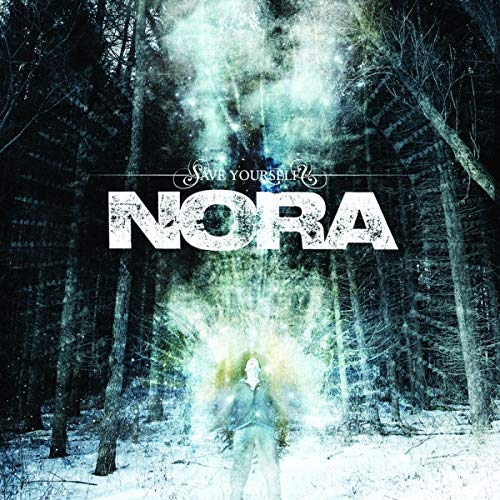 CD cover: Nora - "Save Yourself" with a figure in a dark forest.