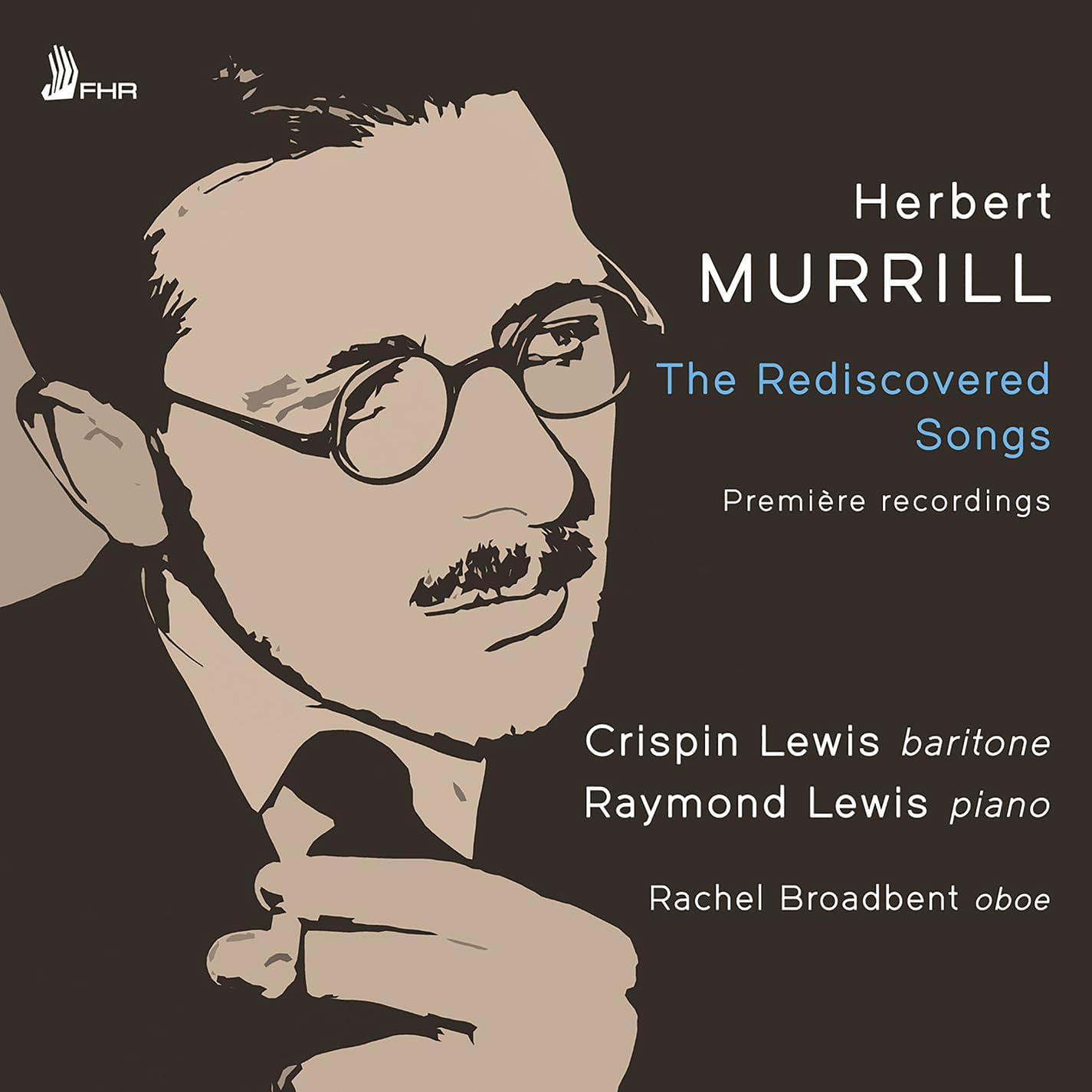 CD cover featuring a portrait of Herbert Murrill and song title details.