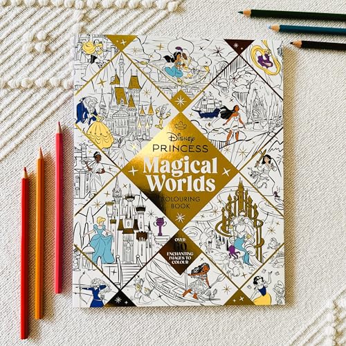 Disney Princess Magical Worlds Colouring Book