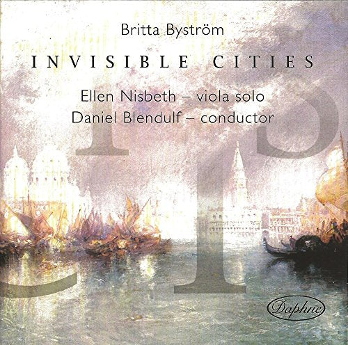 CD cover for "Invisible Cities" featuring a hazy Venetian scene.
