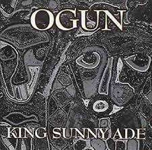 CD cover for “Ogun” by King Sunny Ade, with abstract face art.